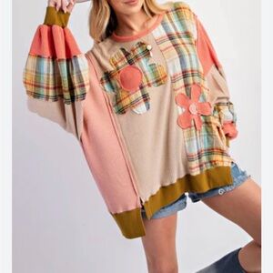 Colorful Patchwork Sweater